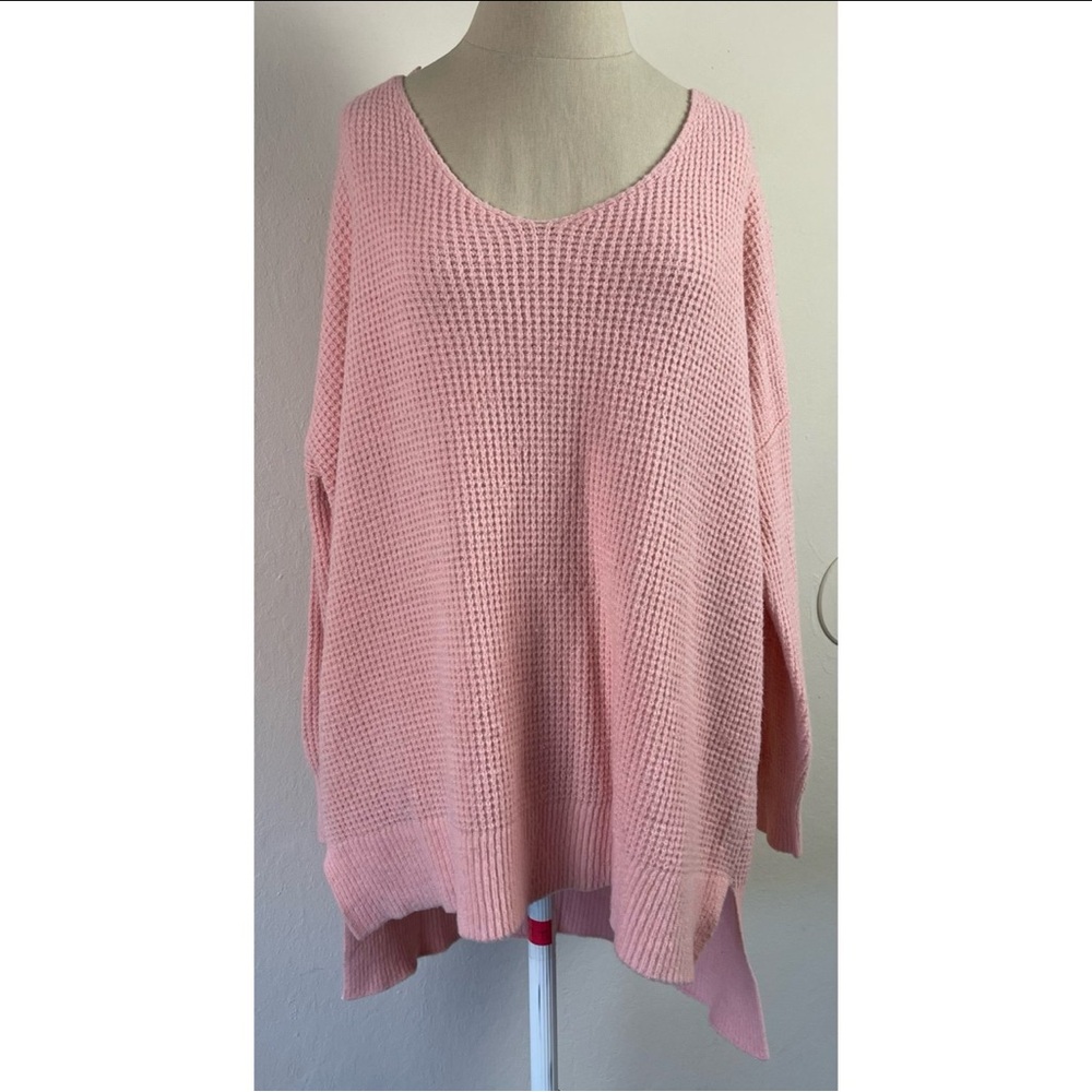 Intimately Pink Knit Long Sleeve Sweater